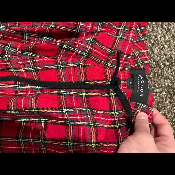 Plaid pants size M - Picture 2 of 3